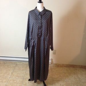 Addition Elle Ling Sleeve Polka Dot Dress 24 NWT